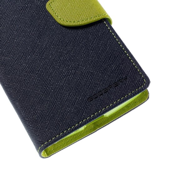 MERCURY GOOSPERY PU Leather Wallet Cover for LG G4 Beat / G4S H735 - Dark Blue - sāniski atverams maciņš ar stendu (ādas maks, grāmatiņa, leather book wallet case cover stand)