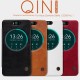 NILLKIN Qin Series APP Smart Leather View Case for Asus Zenfone Selfie ZD551KL - Black - sāniski atverams maciņš ar lodziņu (ādas maks, grāmatiņa, leather book wallet case cover)