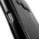 RoarKorea Noble View Samsung Galaxy J1 J120 (2016) - Melns - sāniski atverams maciņš ar stendu un lodziņu (ādas maks, grāmatiņa, leather book wallet case cover stand)