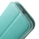 RoarKorea Noble View Samsung Galaxy J1 J120 (2016) - Tirkīzs - sāniski atverams maciņš ar stendu un lodziņu (ādas maks, grāmatiņa, leather book wallet case cover stand)