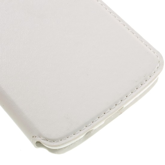 RoarKorea Noble View priekš LG K8 K350 - Balts - sāniski atverams maciņš ar stendu un lodziņu (ādas maks, grāmatiņa, leather book wallet case cover stand)