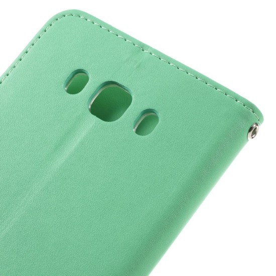 RoarKorea Only One Magnet Flip Case priekš Samsung Galaxy Note 5 N920 - Tirkīzs - magnētisks sāniski atverams maciņš ar stendu (ādas grāmatveida maks, leather book wallet cover stand)