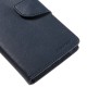 Mercury Bravo Flip Case priekš Sony Xperia XA F3111 / F3112 - Zils - sāniski atverams maciņš ar stendu (ādas grāmatveida maks, leather book wallet cover stand)