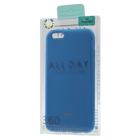 RoarKorea All Day Colorful Jelly Case priekš Samsung Galaxy J3 J320 (2016) - Gaiši Zils - matēts silikona apvalks (bampers, vāciņš, slim TPU silicone cover shell, bumper)