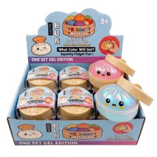 Toys Revolution Mystery Bun Squishy - Gel Dumpling - Mirdzoša antistresa skvīša rotaļlieta kapsulā / varavīksnes pārsteigums