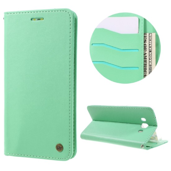 RoarKorea Only One Magnet Flip Case priekš LG G5 H850 - Tirkīzs - magnētisks sāniski atverams maciņš ar stendu (ādas grāmatveida maks, leather book wallet cover stand)