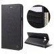 RoarKorea Only One Flip Case priekš Sony Xperia Z3 Plus E6553 / Z4 - Melns - sāniski atverams maciņš ar stendu (ādas grāmatveida maks, leather book wallet cover stand)