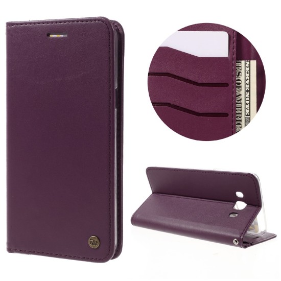 RoarKorea Only One Flip Case priekš LG G4 Stylus H635 - Bordo - sāniski atverams maciņš ar stendu (ādas grāmatveida maks, leather book wallet cover stand)