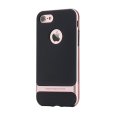 ROCK Royce Series PC TPU Hybrid Case priekš Apple iPhone 7 / 8 / SE2 (2020) / SE3 (2022) - Rozā Zelts - plastikāta aizmugures apvalks / bampers-vāciņš