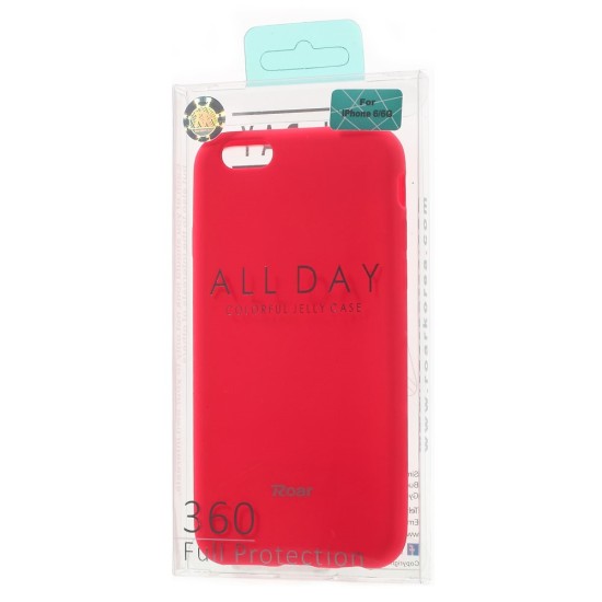 RoarKorea All Day Colorful Jelly Case priekš Sony Xperia X Compact F5321 - Rozā - matēts silikona apvalks (bampers, vāciņš, slim TPU silicone cover shell, bumper)