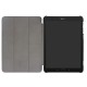 Tri-fold Stand PU Leather Case priekš Samsung Galaxy Tab S3 9.7-inch T820 / T825 - Gold - sāniski atverams maciņš ar stendu