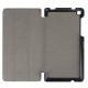 Tri-fold Stand PU Smart Auto Wake/Sleep Leather Case priekš Lenovo Tab 3 7.0 710 - Red - sāniski atverams maciņš ar stendu