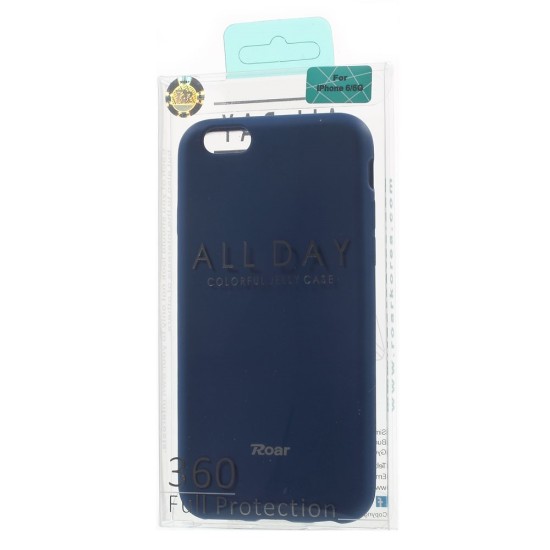 RoarKorea All Day Colorful Jelly Case priekš Xiaomi Redmi 4A - Zils - matēts silikona apvalks (bampers, vāciņš, slim TPU silicone cover shell, bumper)