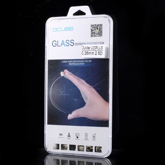 Ocube Universal Tempered Glass screen protector 5.5 inch glass size (67x143) - Universāls Ekrāna Aizsargstikls / Bruņota Stikla Aizsargplēve