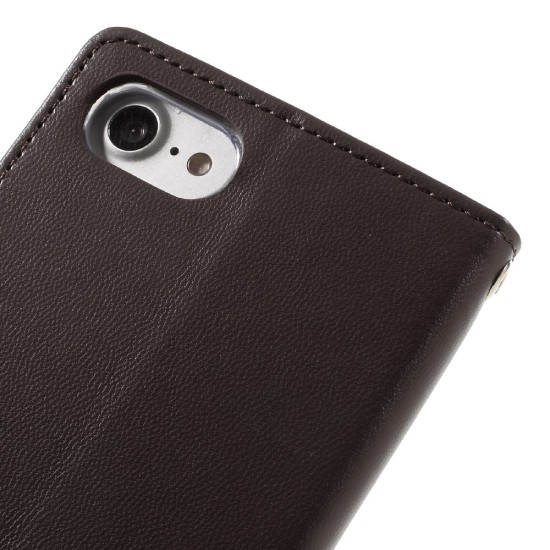 Mercury Bravo Flip Case priekš Xiaomi Redmi Note 5A Prime - Brūns - sāniski atverams maciņš ar stendu (ādas grāmatveida maks, leather book wallet cover stand)