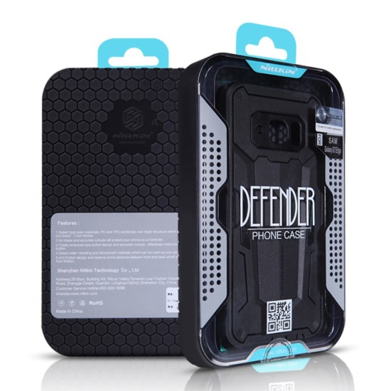 NILLKIN Defender II Series PC and TPU Combo Case priekš Samsung Galaxy Note 9 N960 - Zaļā - silikona / plastikāta apvalks (bampers, vāciņš, lim TPU case cover, bumper)
