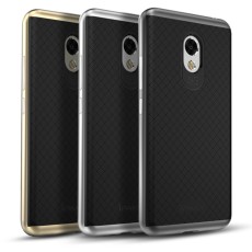 IPAKY 2-Piece PC Frame and TPU Phone Case priekš Xiaomi Mi A2 - Zelts - silikona ar plastikas rāmi aizmugures apvalks (bampers, vāciņš, TPU silicone cover, bumper shell)