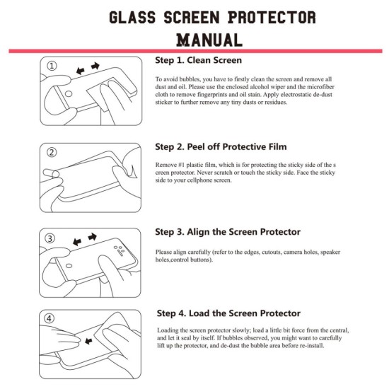 HAT PRINCE Full Glue Full Size Tempered Glass Screen Protector priekš Huawei Honor 8X - Melns - Ekrāna Aizsargstikls / Bruņota Stikla Aizsargplēve (Full screen size curved)