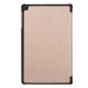 Tri-fold Stand PU Smart Auto Wake/Sleep Leather Case priekš Samsung Galaxy Tab A 10.1 (2019) T510 / T515 - Zelts - sāniski atverams maciņš ar stendu