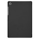 Tri-fold Stand PU Leather Case priekš Samsung Galaxy Tab S5e T720 / T725 - Melns - sāniski atverams maciņš ar stendu