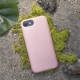 Forever Bioio Organic Back Case priekš Apple iPhone XR - Rozā - matēts silikona aizmugures apvalks / vāciņš no bioloģiski sadalītiem salmiem