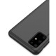 Smart Clear View Book Case priekš LG K61 / K61s Q630 - Melns - sāniski atverams grāmatveida maciņš ar stendu
