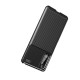 Beetle Series Carbon Fiber TPU Protection Phone Cover priekš Sony Xperia 10 II - Melns - triecienizturīgs silikona aizmugures apvalks (bampers, vāciņš, slim TPU silicone case shell cover, bumper)