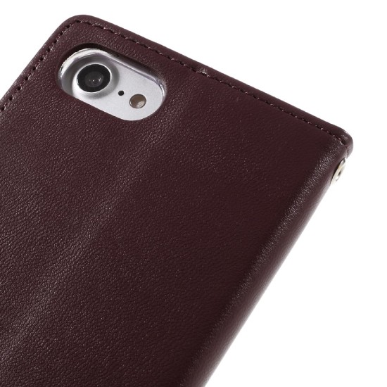 Mercury Bravo Flip Case priekš Samsung Galaxy Note 20 Ultra N986 - Bordo - sāniski atverams maciņš ar stendu (ādas grāmatveida maks, leather book wallet cover stand)