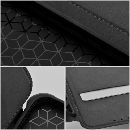 Razor Book Case priekš Apple iPhone 13 Pro Max - Melns - sāniski atverams maciņš / grāmatveida maks