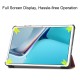 Tri-fold Stand PU Smart Auto Wake/Sleep Leather Case priekš Huawei MatePad 11 - Bordo - sāniski atverams maciņš ar stendu