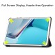 Tri-fold Stand PU Smart Auto Wake/Sleep Leather Case для Huawei MatePad 11 - Чёрный - чехол-книжка со стендом / подставкой