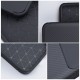 Carbon Premium Back Case priekš Apple iPhone 12 / 12 Pro - Melns - silikona aizmugures apvalks / bampers-vāciņš
