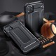 Forcell Armor Case priekš Samsung Galaxy S21 G991 - Melns - triecienizturīgs silikona aizmugures apvalks / bampers-vāciņš