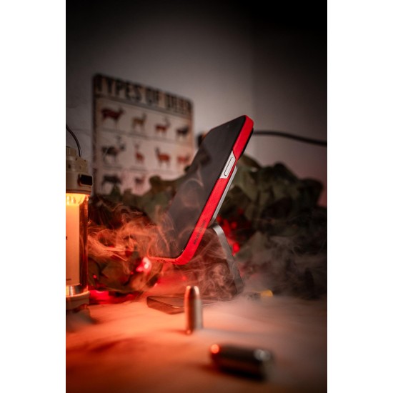 Tactical MagForce Savior 3in1 Wireless Charger 15W for Phone / Watch / Earphones - Pelēks - Universāls induktīvs bezvadu USB lādētājs paliktnis