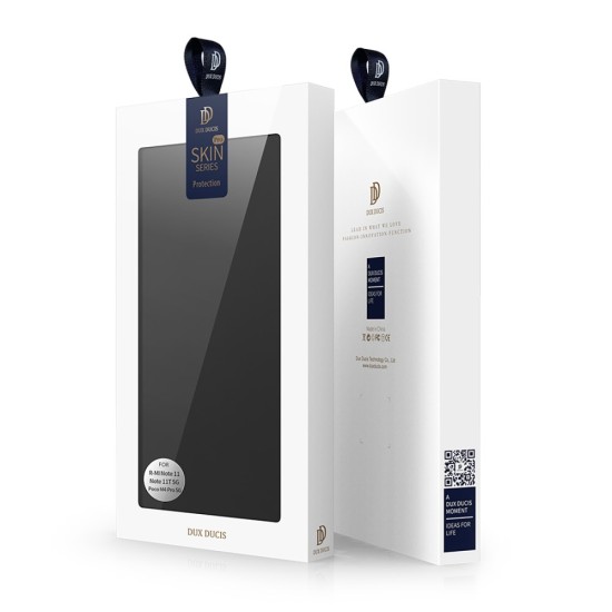 Dux Ducis Skin Pro series priekš Samsung Galaxy Xcover 7 Pro - Melns - sāniski atverams maciņš ar magnētu un stendu