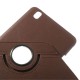 Brown 360 Rotation Stand Litchi Leather Case for Samsung Galaxy Tab Pro 8.4 T320 / T325 - sāniski atverams maciņš ar stendu (ādas maks, grāmatiņa, leather book wallet case cover stand)