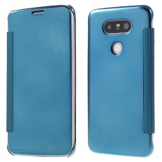 Clear View Cover Mirror Surface priekš LG G5 H850 - Baby Blue - sāniski atverams maciņš (maks grāmatiņa, book wallet case cover stand)
