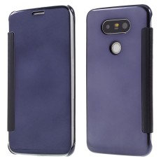 Clear View Cover Mirror Surface priekš LG G5 H850 - Dark Blue - sāniski atverams maciņš (maks grāmatiņa, book wallet case cover stand)