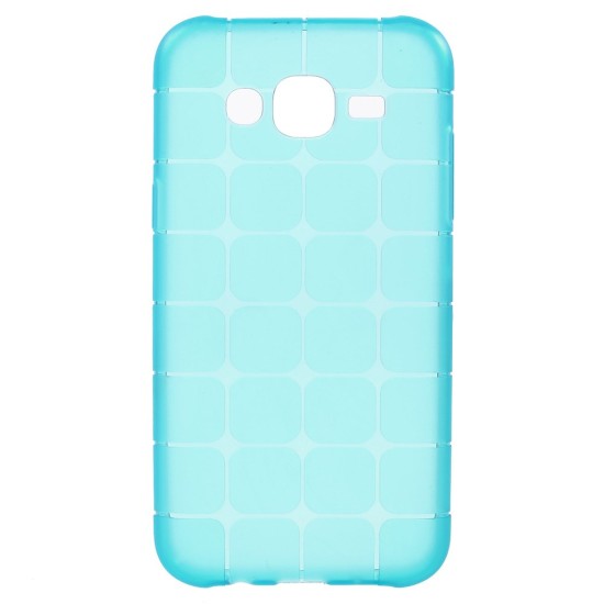 GreenGo Cube Back Case priekš Samsung Galaxy J1 J100 - Zils - super plāns silikona aizmugures apvalks (bampers, vāciņš, ultra slim TPU silicone case cover, bumper)