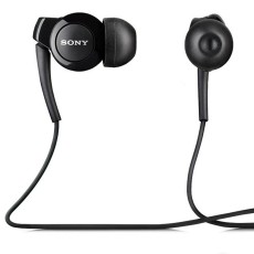 Sony MH-EX300AP 3.5mm oriģinālas stereo austiņas ar mikrofonu un pulti (bez iepakojuma) - Melnās