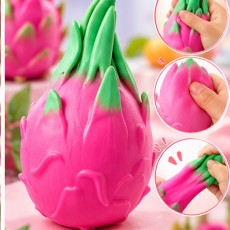 Giant Dragon Fruit Stress Relief Squishy - Antistresa rotaļlieta / mīksts skvīša