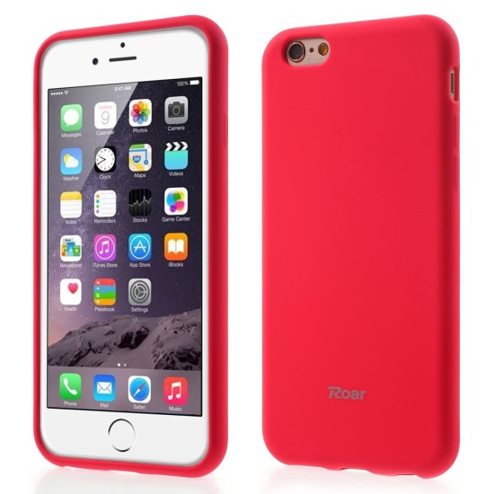 RoarKorea All Day Colorful Jelly Case priekš Huawei Mate 9 - Rozā - matēts silikona apvalks (bampers, vāciņš, slim TPU silicone cover shell, bumper)