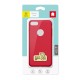 BASEUS Mystery Case Matte TPU Cover (Built-in Magnetic Iron Sheet) priekš Apple iPhone 7 / 8 / SE2 (2020) / SE3 (2022) - Sarkans - silikona aizmugures apvalks / bampers-vāciņš