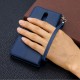 PU Leather Book Case with Wallet Stand priekš Nokia 2.3 - Tumši Zils - sāniski atverams mākslīgas ādas maciņš ar stendu