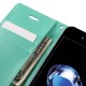 Mercury Bravo Flip Case для Samsung Galaxy Note 20 N980 - Бирюзовый - чехол-книжка со стендом / подставкой (кожаный чехол книжка, leather book wallet cover stand)