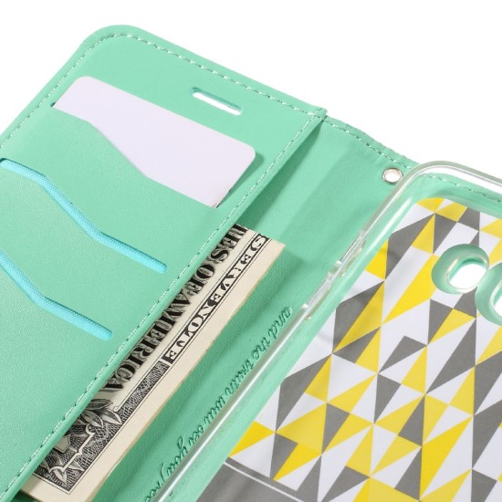RoarKorea Only One Flip Case priekš Samsung Galaxy J1 J100 - Tirkīzs - sāniski atverams maciņš ar stendu (ādas grāmatveida maks, leather book wallet cover stand)
